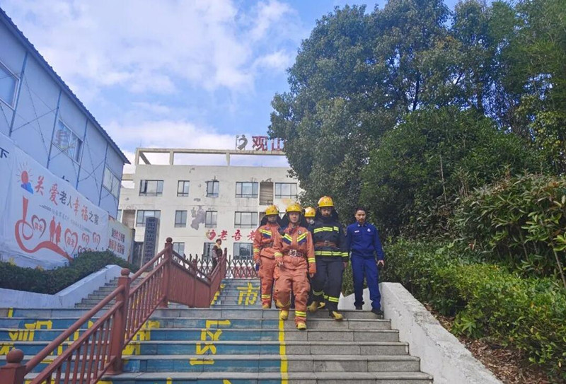 消防檢查丨市消防大隊到貴陽市觀山湖區老年養護院進行消防安全檢查